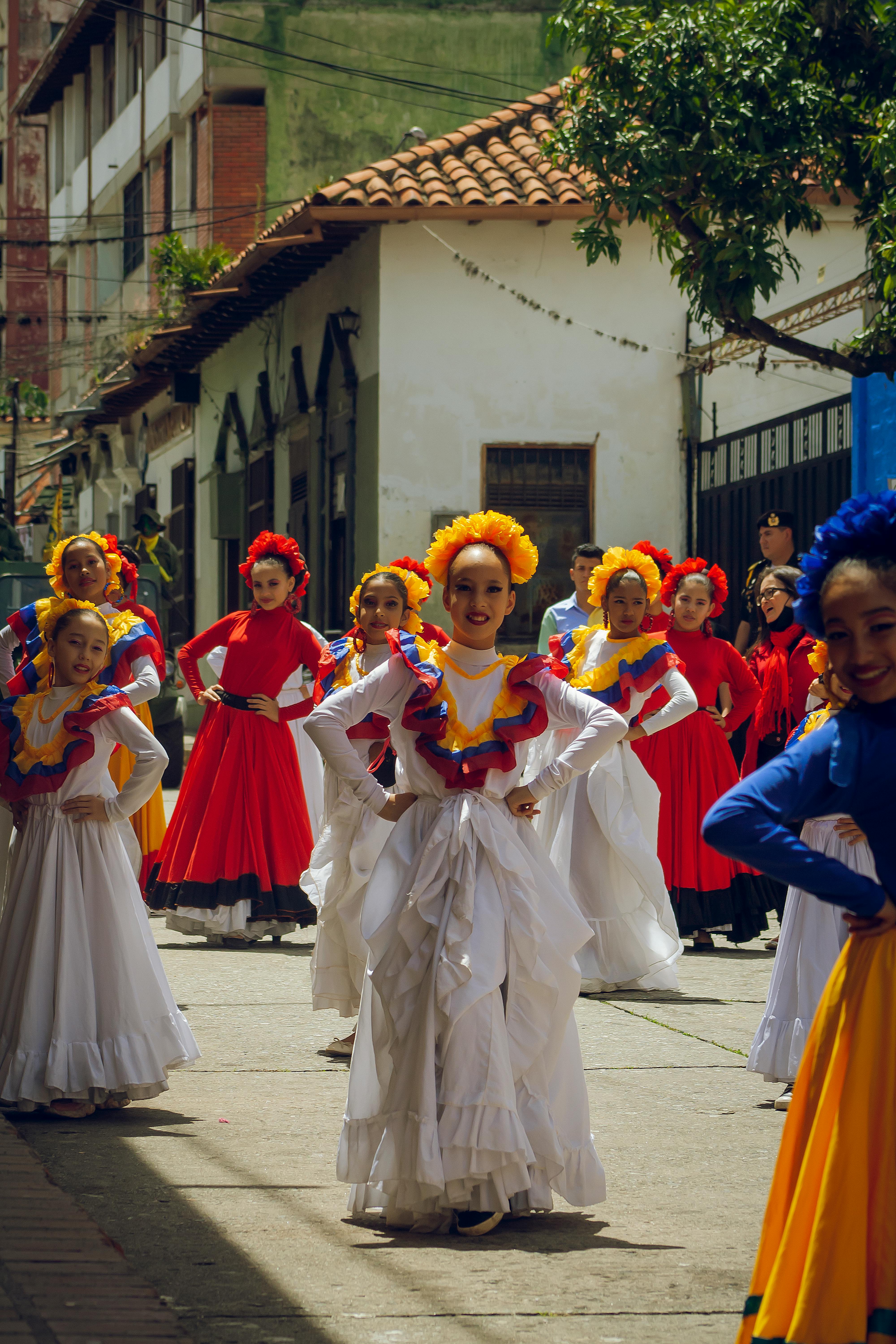 People dancing and celebrating together
